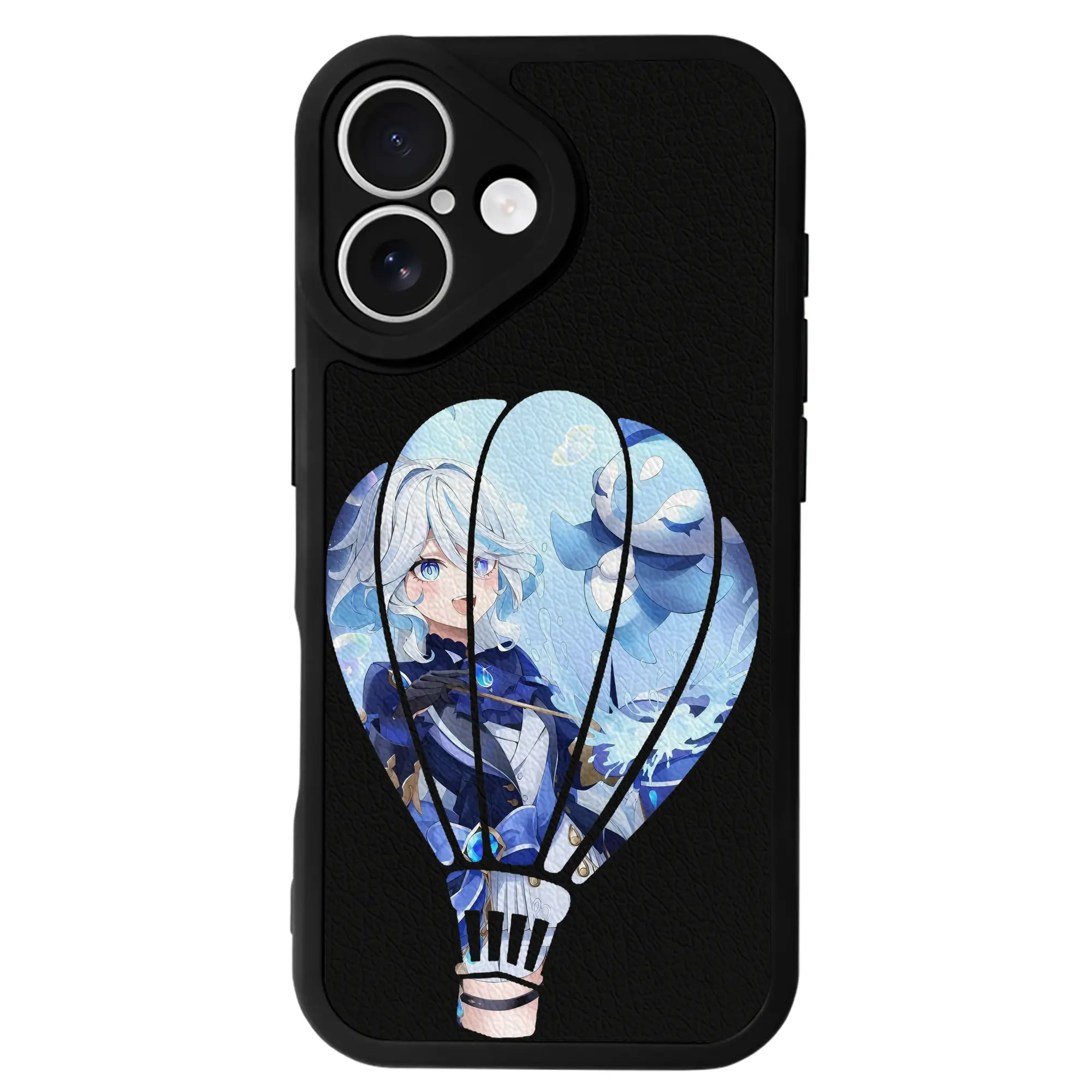 原 神 グッズ フリーナ - IPhone 16シリーズ対応 ・ シリコンスマホケース ・ レザー調 ・ 高精度フィット ・ 耐衝撃 ・ ワイヤレス充電対応 ・ 精密カット